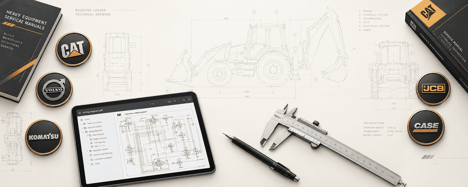 heavy equipment service manual